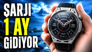 Şarjı 30 Gün Bitmeyen Akıllı Saat Tanıtıldı! El Feneri ve Dahası