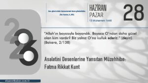 Asaletini Desenlerine Yansıtan Müzehhibe: Fatma Rikkat Kunt