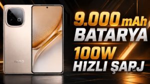 9000 mAh Bataryalı Telefon Yolda! 100W Hızlı Şarj ve 165Hz Ekranı Var