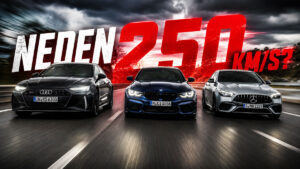 Alman Otomobiller Neden 250 km/s Hız Limitine Sahip?