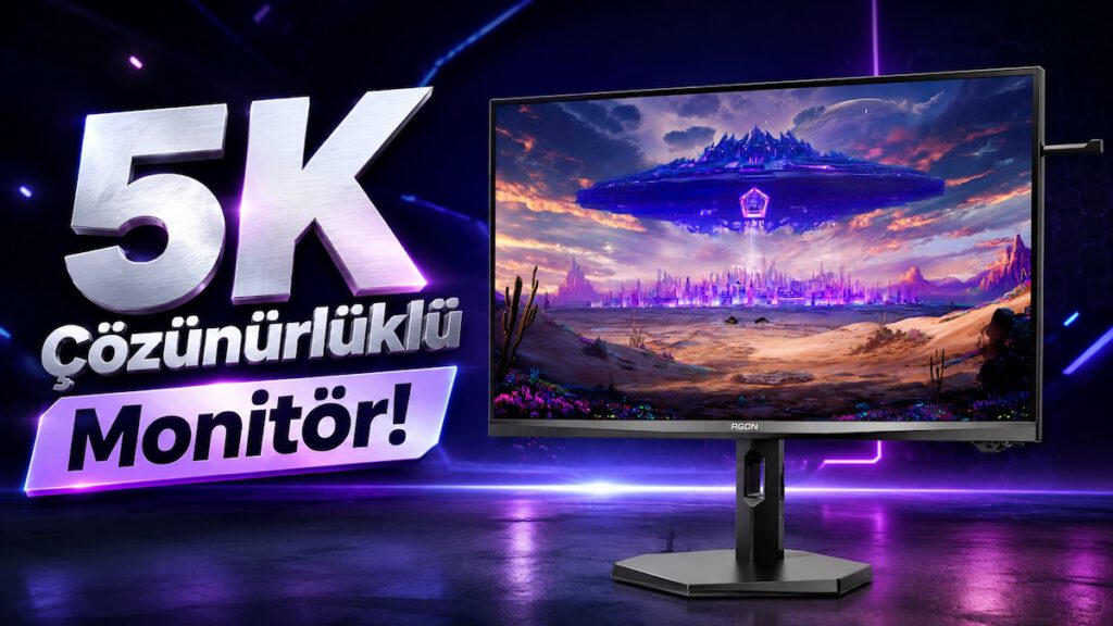 AOC Yeni Monitörünü Tanıttı! 5K Çözünürlük ve 360Hz Yenileme Hızı