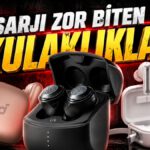 Tek Şarjla En Uzun Süre Kullanılabilen Kablosuz Kulaklıklar