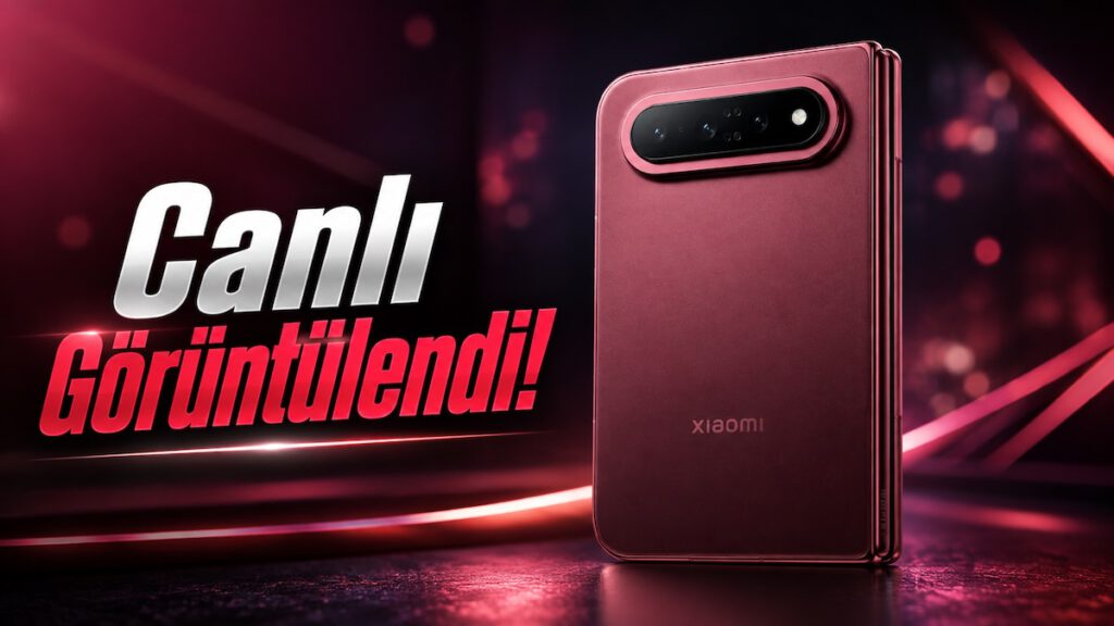 Xiaomi'nin iPhone Ultra Rakibi Katlanabilir Telefonu Kanlı Canlı Görüntülendi!