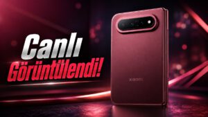 Xiaomi'nin iPhone Ultra Rakibi Katlanabilir Telefonu Kanlı Canlı Görüntülendi!