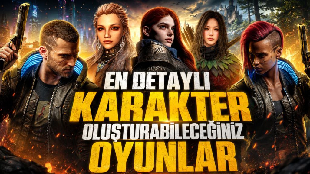 En Detaylı Karakter Oluşturma Özelliğine Sahip 6 Oyun