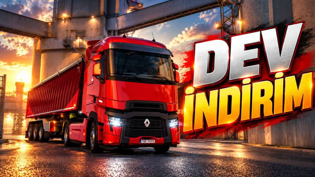 Tır Sürme Oyunu Euro Truck Simulator 2 Yüzde 75 İndirime Girdi