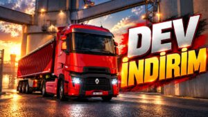 Tır Sürme Oyunu Euro Truck Simulator 2 Yüzde 75 İndirime Girdi